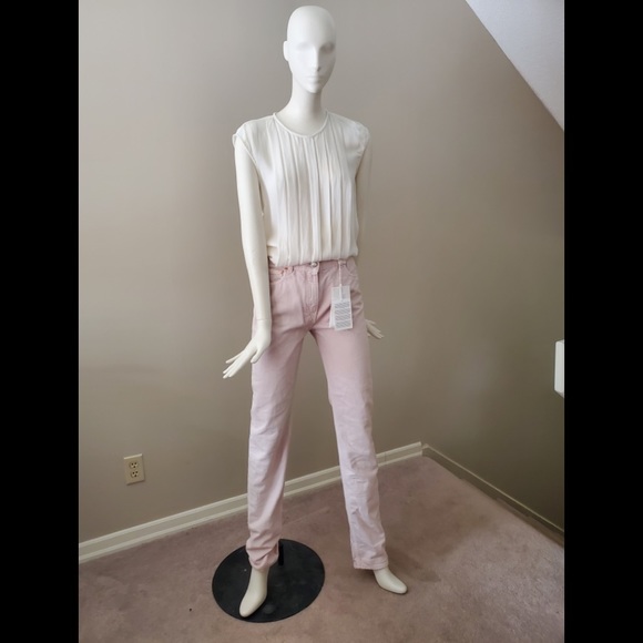 Valentino Rockstud pink jeans size 27 NWT - Picture 1 of 8